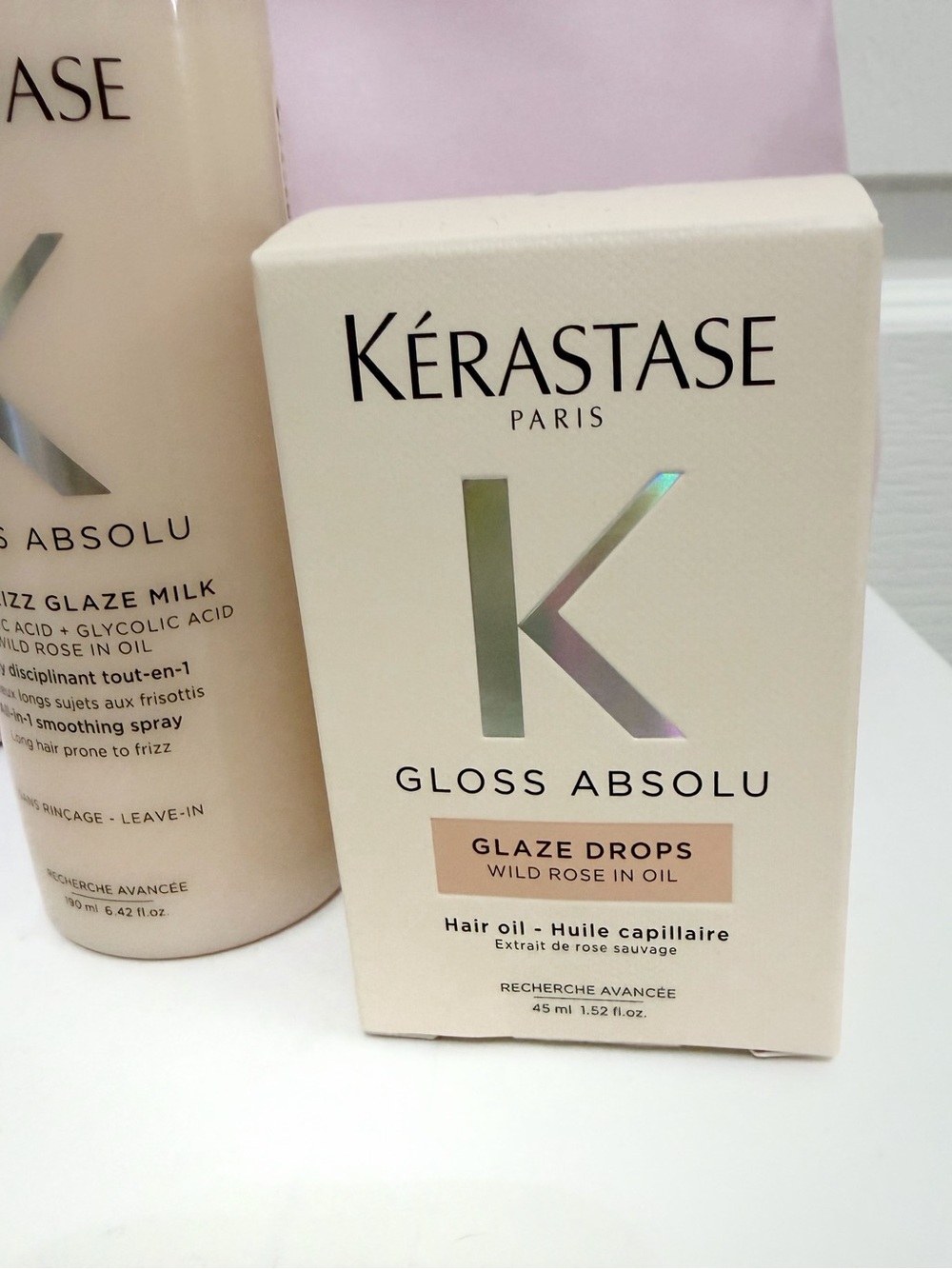 Kerastase Gloss Absolu Anti-Frizz Glaze Milk and Glaze Drops - Picture 4 of 6